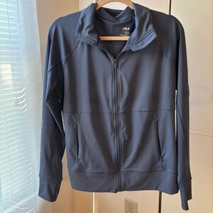 Fila Sport Blue Zip Up Track Jacket Size L NWOT